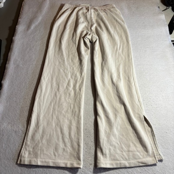 Vuori Lounge Sedona Straight Leg Sweatpants Cream Beige Casual Athleisure Size M - Picture 9 of 10